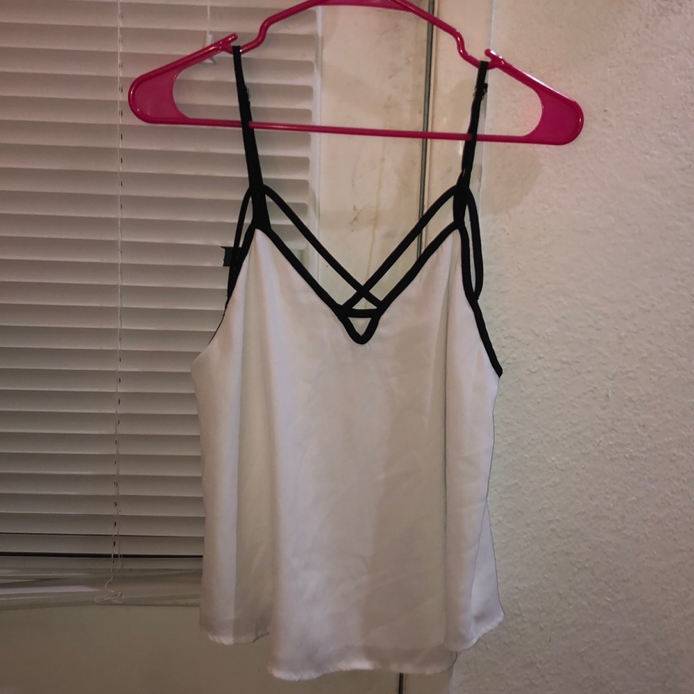 criss cross tank top